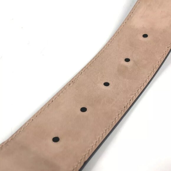 GUCCI GG interlocking G Belt Accessories belt Leather/Canvas Navy/Red - Picture 7 of 12